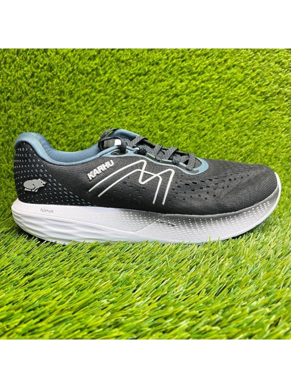 Karhu Ikoni Ortix Hivo Mens Size 8.5 Black White Athletic Running Shoes Sneakers